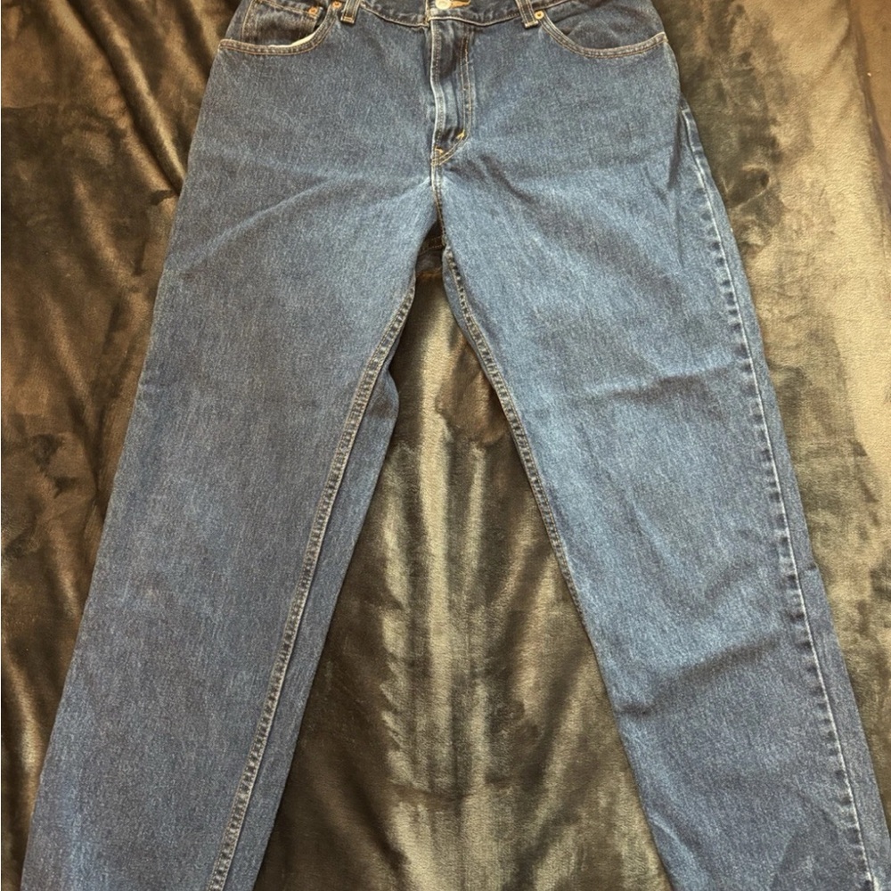 Levi's Blue Straight-Leg Jeans Classic Denim